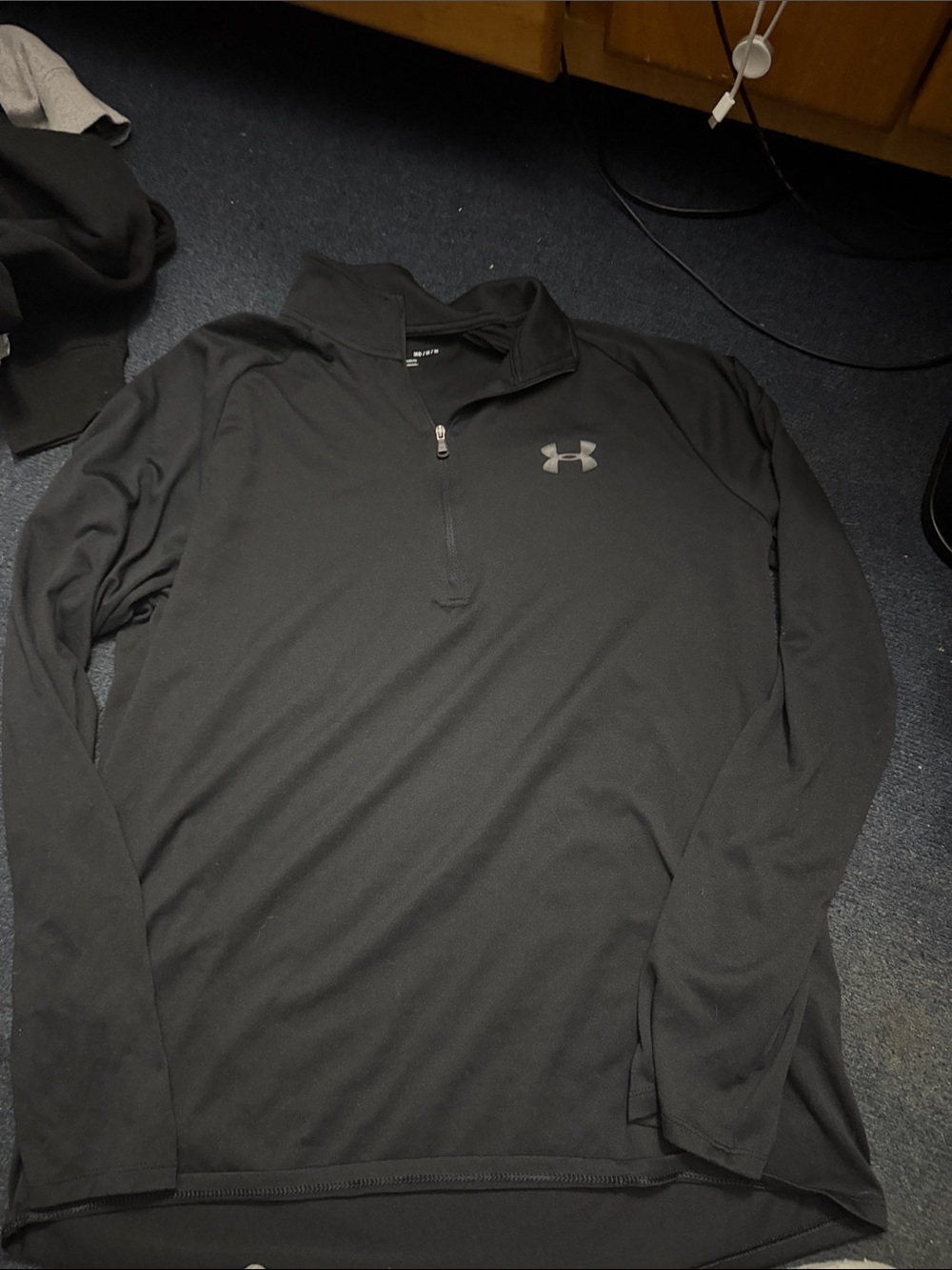 Under Armour Black Half-Zip Performance Jacket